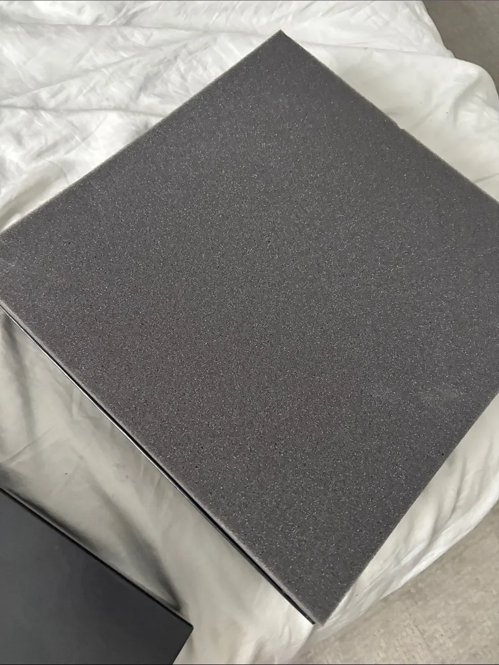 Movado Black Dial Wall Clock with Silver Rim original box with padding